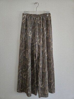 Joure Paisley Cut Pleated Pants Size M